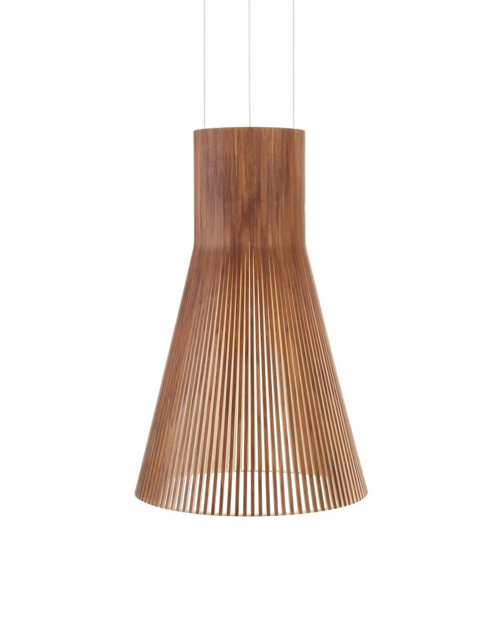 Secto Magnum Pendant Walnut Dark Wood Designer Pendant Lighting