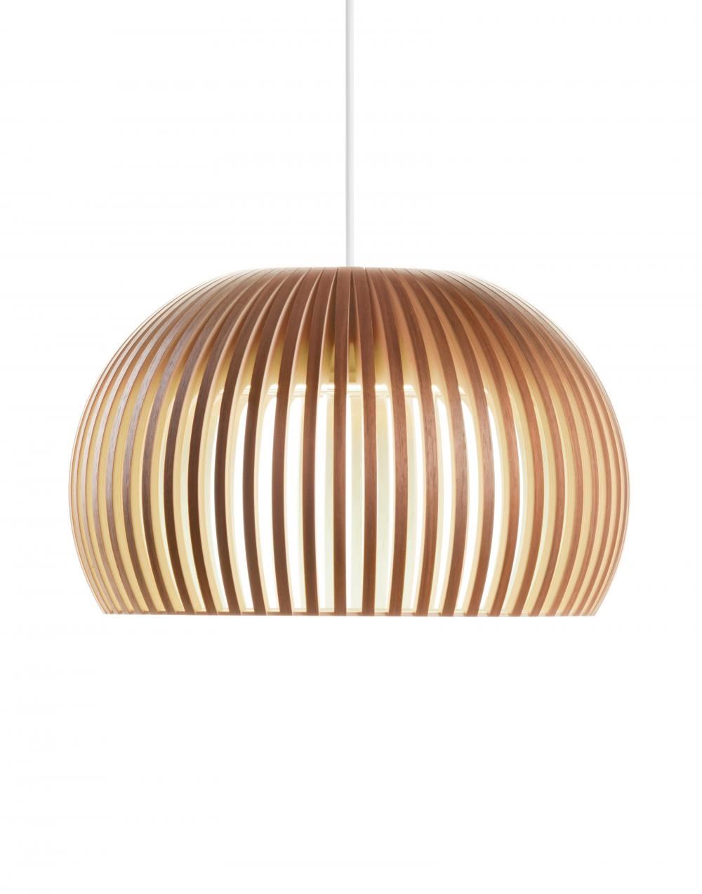 Secto Atto Pendant Walnut Dark Wood Designer Pendant Lighting