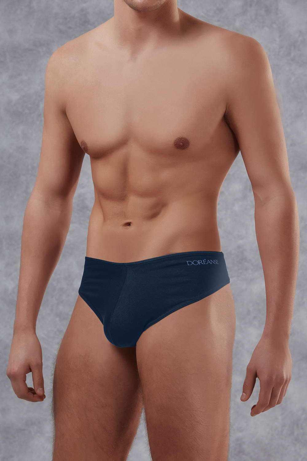 Shop Doreanse 1030 Sexy Cotton String men’s underwear – an unusual male thong with deep sides and curvy pouch plus a cheeky rear. Buy online today