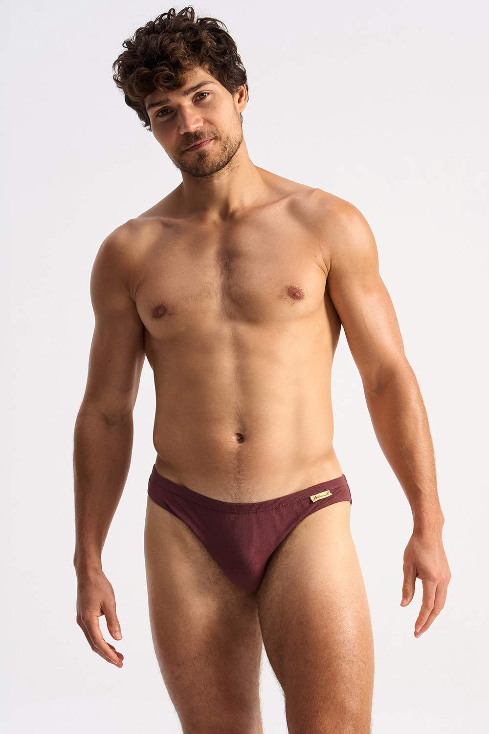 TEAMM8 Retro Bikini Brief men’s underwear – Seventies vibe male micro undies in featherlight rib. Shop low rise male slips online. We ship worldwide