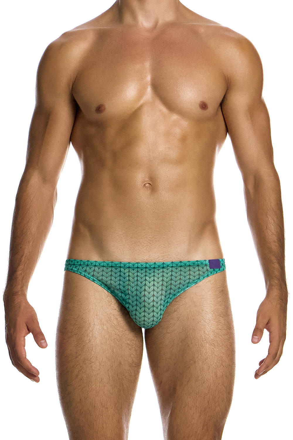 Modus Vivendi Illusion Low Cut Brief men’s underwear bikini slips - look knitted but feel like silk. Shop fine mesh male micros online. Ship worldwide