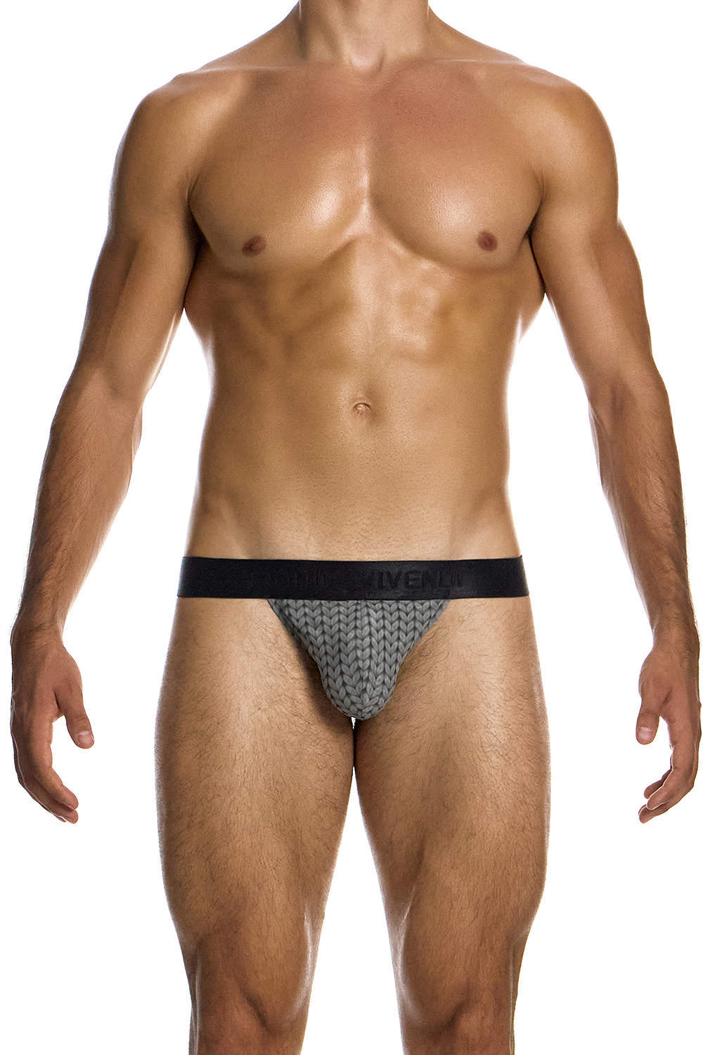 Modus Vivendi Illusion Tanga Brief men’s underwear – looks knitted feels like silk. Shop airy micro mesh male undies with lined pouch. More online