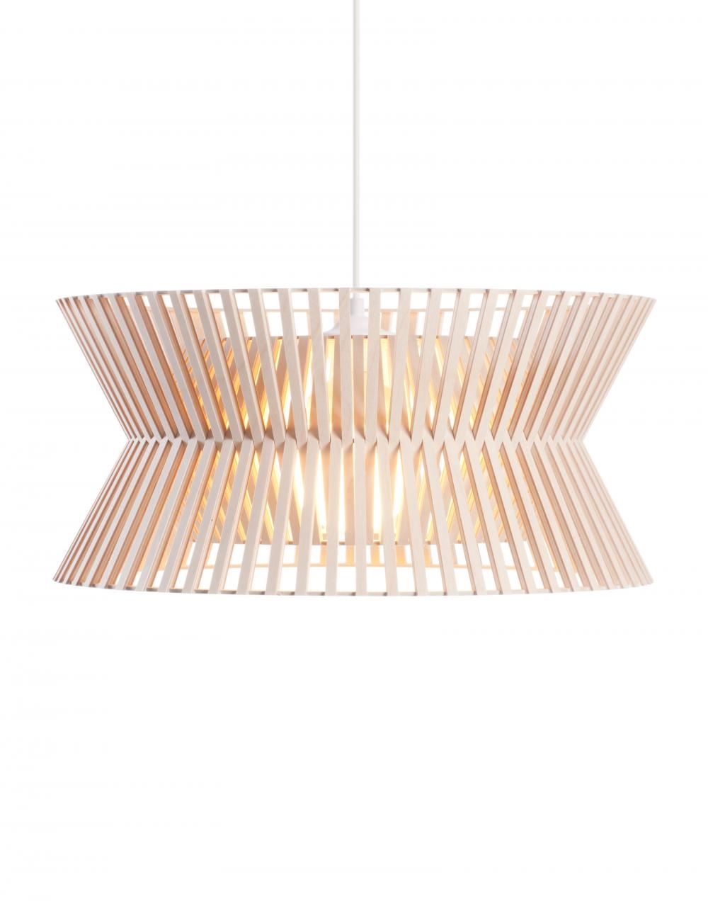 Secto Kontro Pendant Birch Light Wood Designer Pendant Lighting