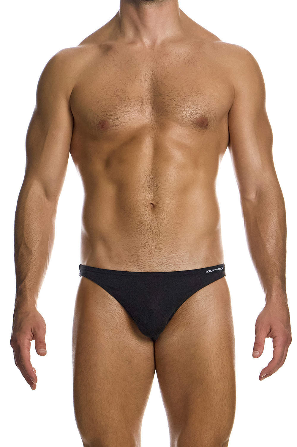 Modus Vivendi Black XTRA LUX Silk Low Cut Brief men’s underwear bikinis in luxury silk-blend fabric. Shop skimpy male micro slips with a smooth front