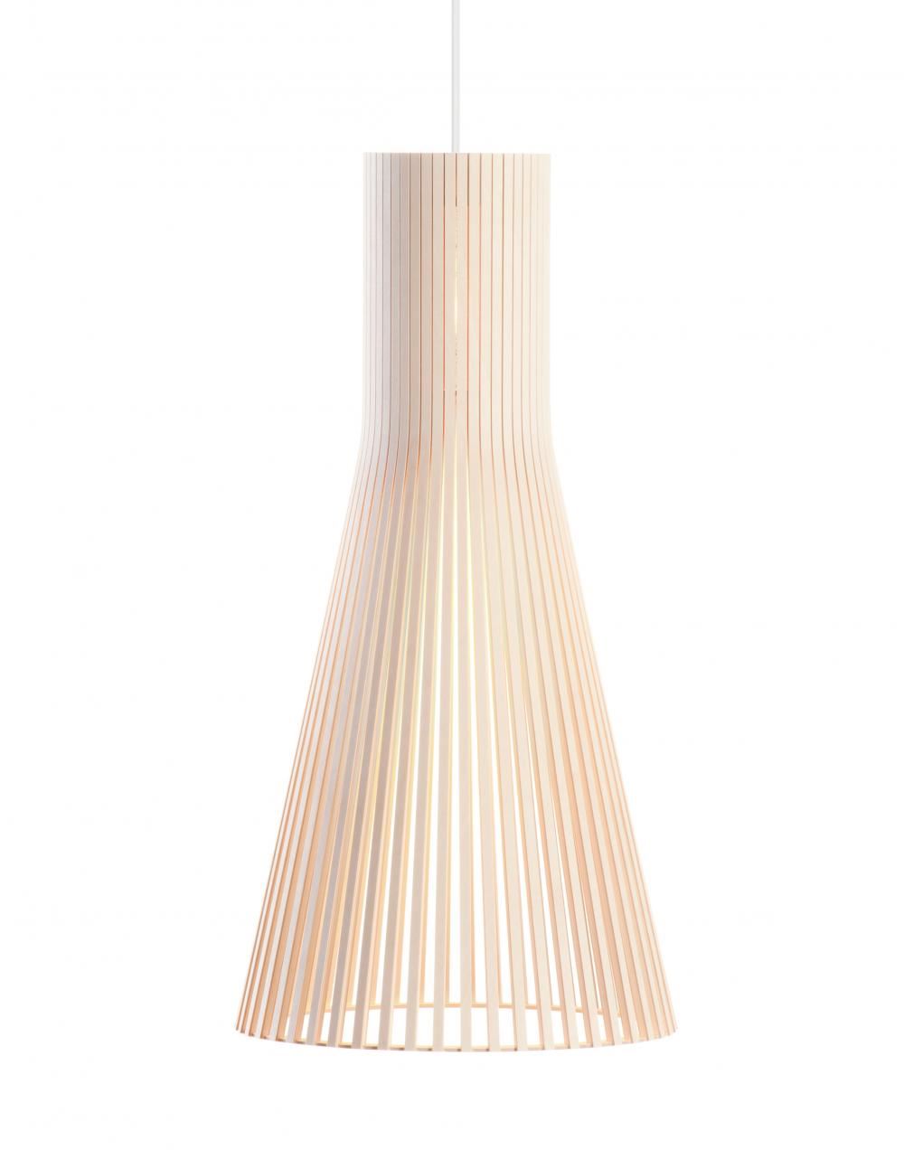 Secto Pendant Large Natural Birch Light Wood Designer Pendant Lighting