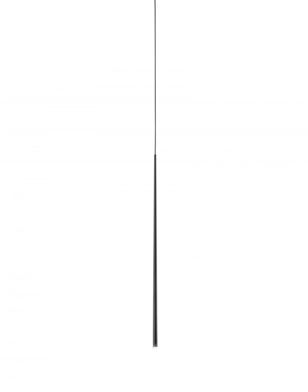 Vibia Slim Pendant 0920 Black Carbon Fiber Designer Pendant Lighting