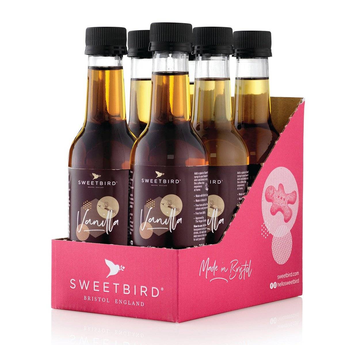 Sweetbird - Vanilla Syrup (250ml Glass Bottle)