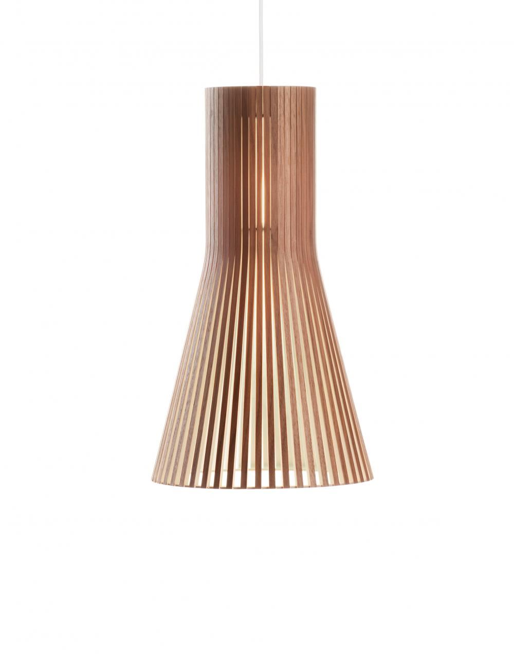 Secto Pendant Small Walnut Dark Wood Designer Pendant Lighting