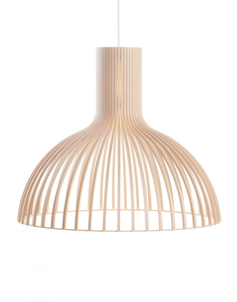 Secto Victo Pendant Large Birch Light Wood Designer Pendant Lighting