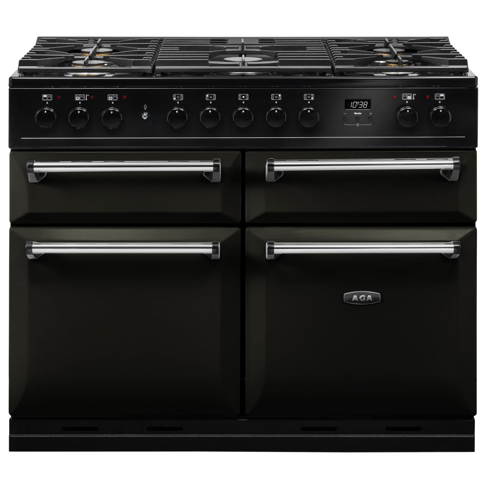 Aga Masterchef Mdx110dfpwt Masterchef Deluxe 110cm Dual Fuel Range Cooker 122110 In Pewter