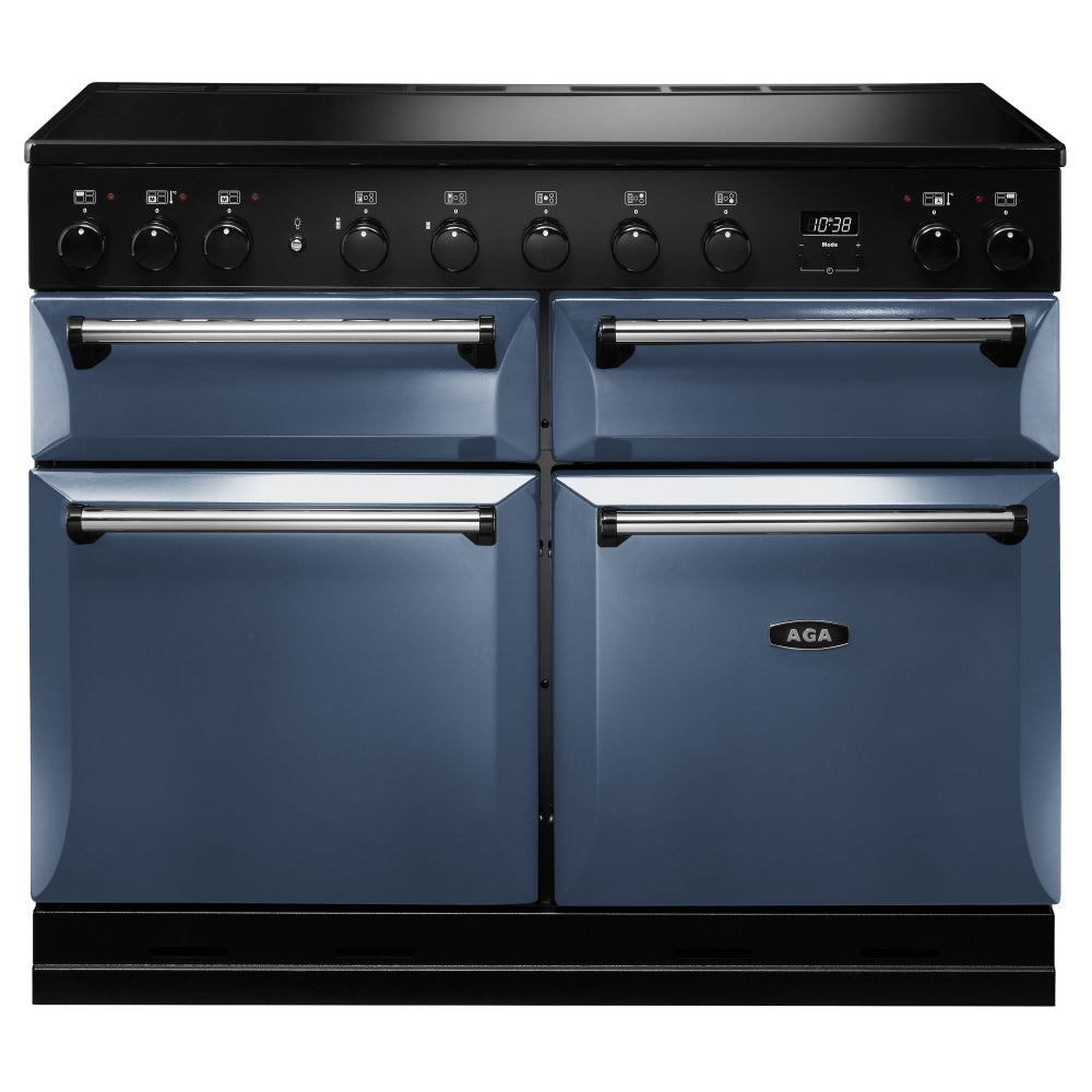 Aga Masterchef Mdx110eidar Masterchef Deluxe 110cm Induction Range Cooker In Dartmouth Blue