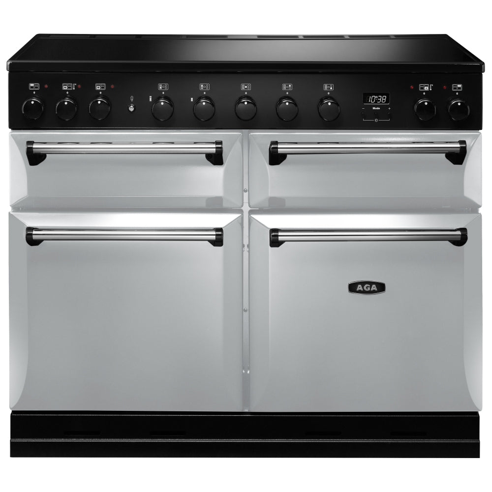 Aga Masterchef Mdx110eipas Masterchef Deluxe 110cm Induction Range Cooker 121880 In Pearl Ashes