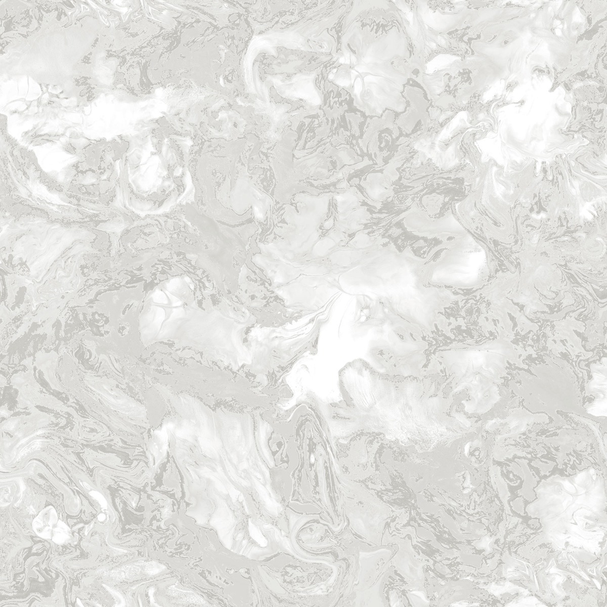 Debona Liquid Marble Effect Wallpaper Debona Metallic Glitter Light Grey Silver, Grey