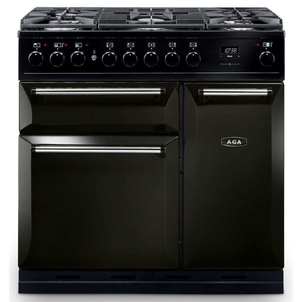 Aga Masterchef Mdx90dfpwt Masterchef Deluxe 90cm Dual Fuel Range Cooker 122140 In Pewter