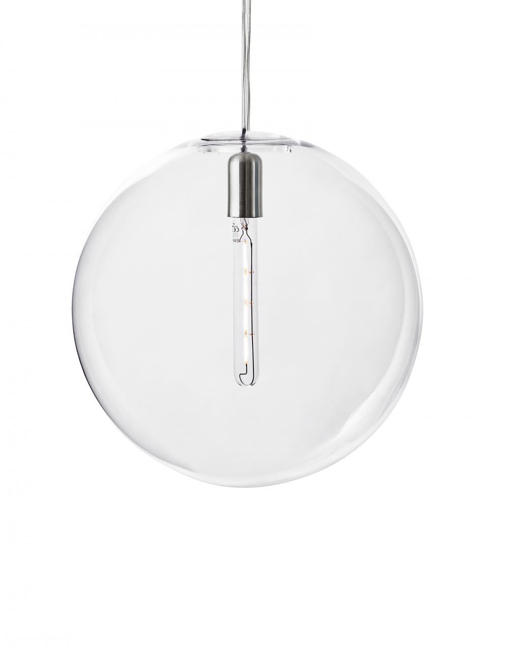 Design House Stockholm Luna Pendant Large Clear White Designer Pendant Lighting