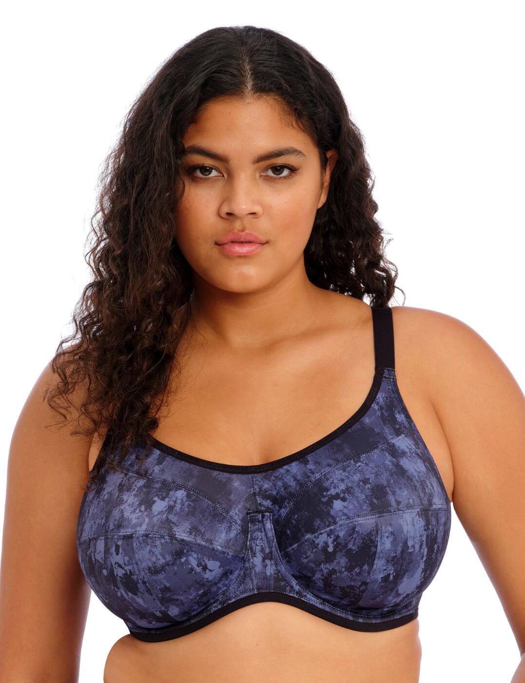 Embrace your body and reinvigorate your workout wardrobe with the Elomi Energise sports bra. Crafted from an ever-on-trend design and gorgeous print, this stylish sports bra is game-changing for women who want beautiful lingerie that serves a purpose. It offers comfortable support without compromising on fit or style. Boasting an underwired feature, this bra provides maximum support without the need for additional padding; all while making sure you look amazing. Further to its excellent comfort features, the adjustable shoulder straps are tailored to ease any pressure or stiffness. Alongside this, the J-hook system allows you to easily convert it into racerback — creating versatility in terms of wearability. Empower yourself in movement; add the Elomi Energise sports bra to your collection today!  Stylish sports bra Underwired for support Non-padded for a comfortable fit Hook and eye fastening Adjustable shoulder straps Convert to racerback with J-hook clasp Gorgeous print Country of origin: Sri Lanka Composition: 77% Polyester &pipe; 15% Polyamide &pipe; 8% Elastane Listed in UK sizes  61306-106342-1405091 8042 Sports Bra