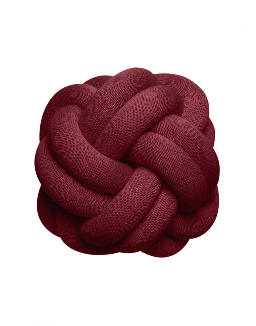 Knot Cushion Bordeaux