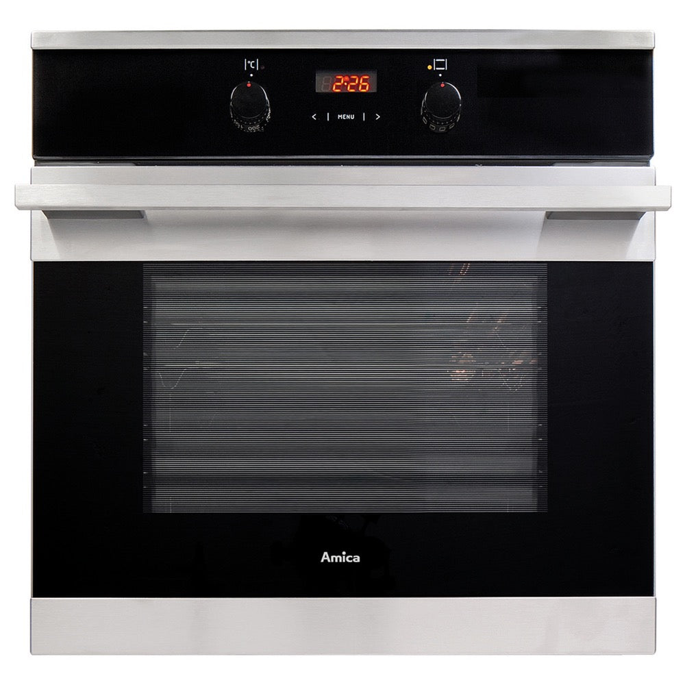 Amica Asc360ss Ten Function Builtin Single Pyrolytic Oven In Stainless Steel