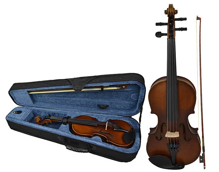 Image of 1/2 Size Violin Kit with Bow, Case & Rosin by Sotendo