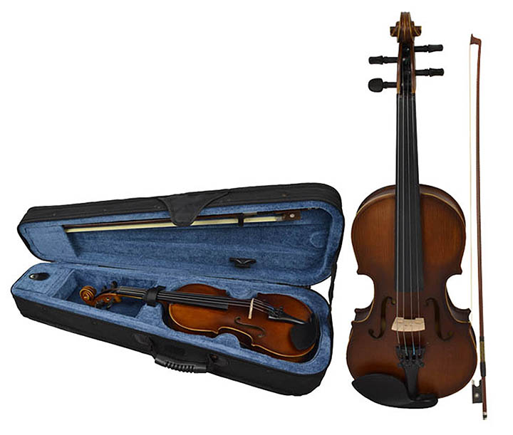Image of 1/4 Size Violin Kit with Bow, Case & Rosin by Sotendo