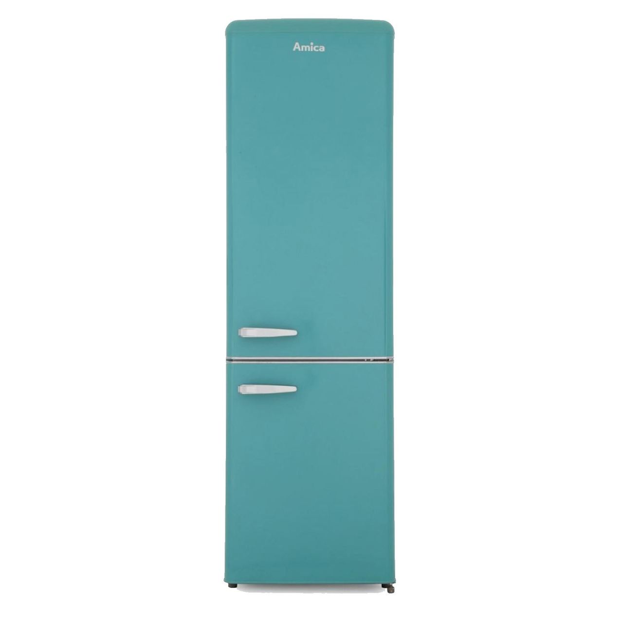 Amica Fkr29653deb Retro 55cm Fridge Freezer In Duck Egg Blue 3 Only At This Price