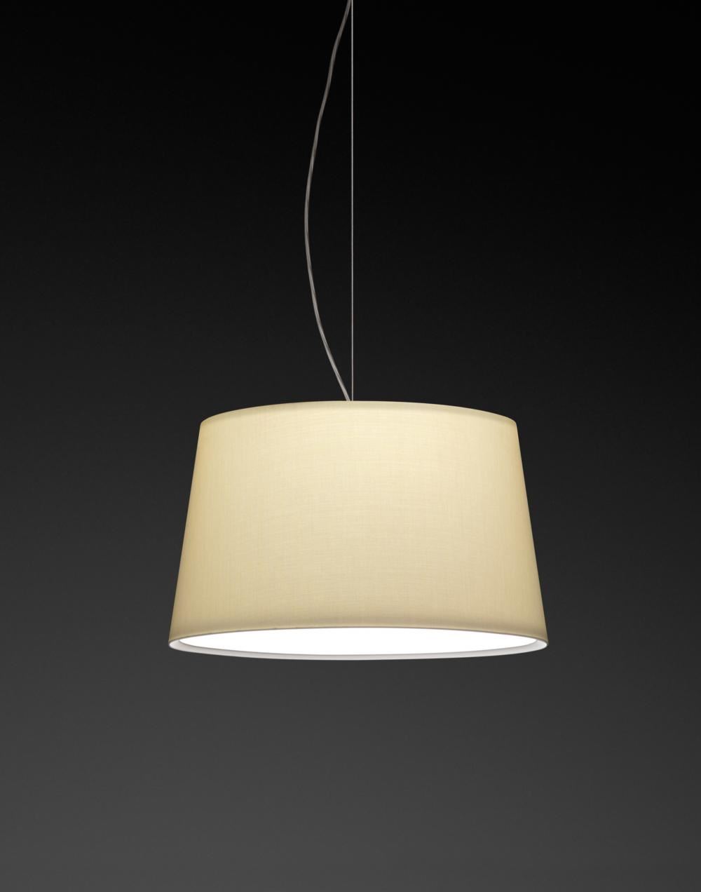 Vibia Warm Pendant Screen Shade Small Yellow Designer Pendant Lighting