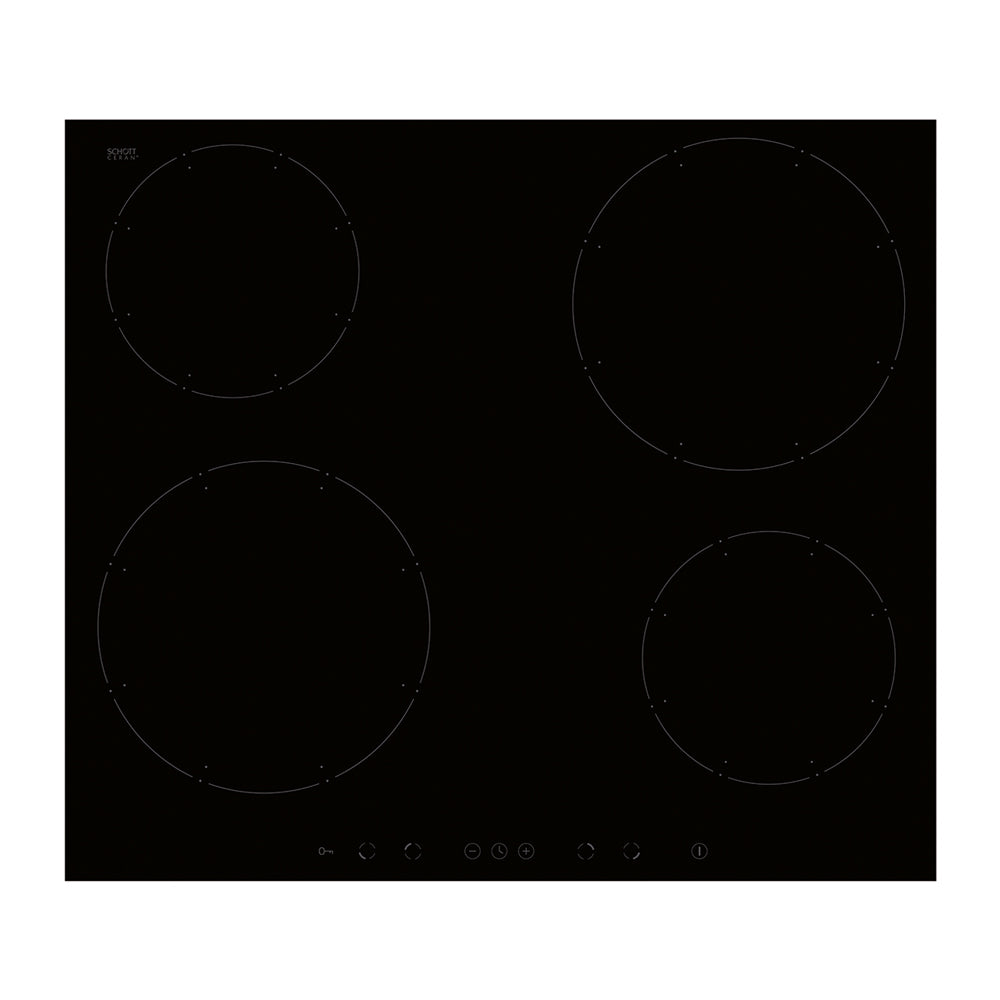 Amica Pi6540tu 60cm Four Zone Induction Hob In Black