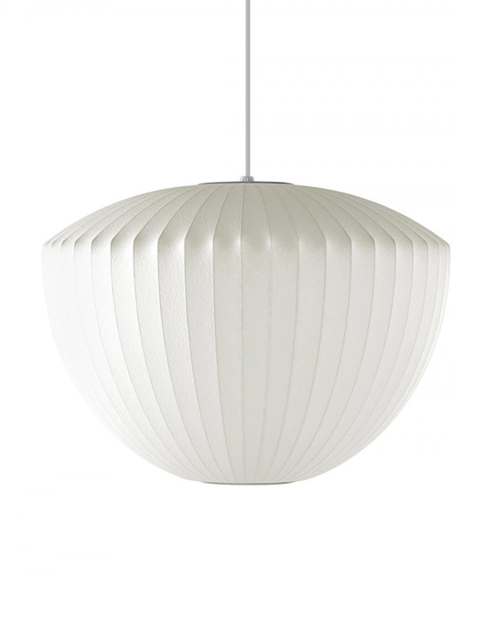 George Nelson Apple Bubble Pendant White Designer Pendant Lighting