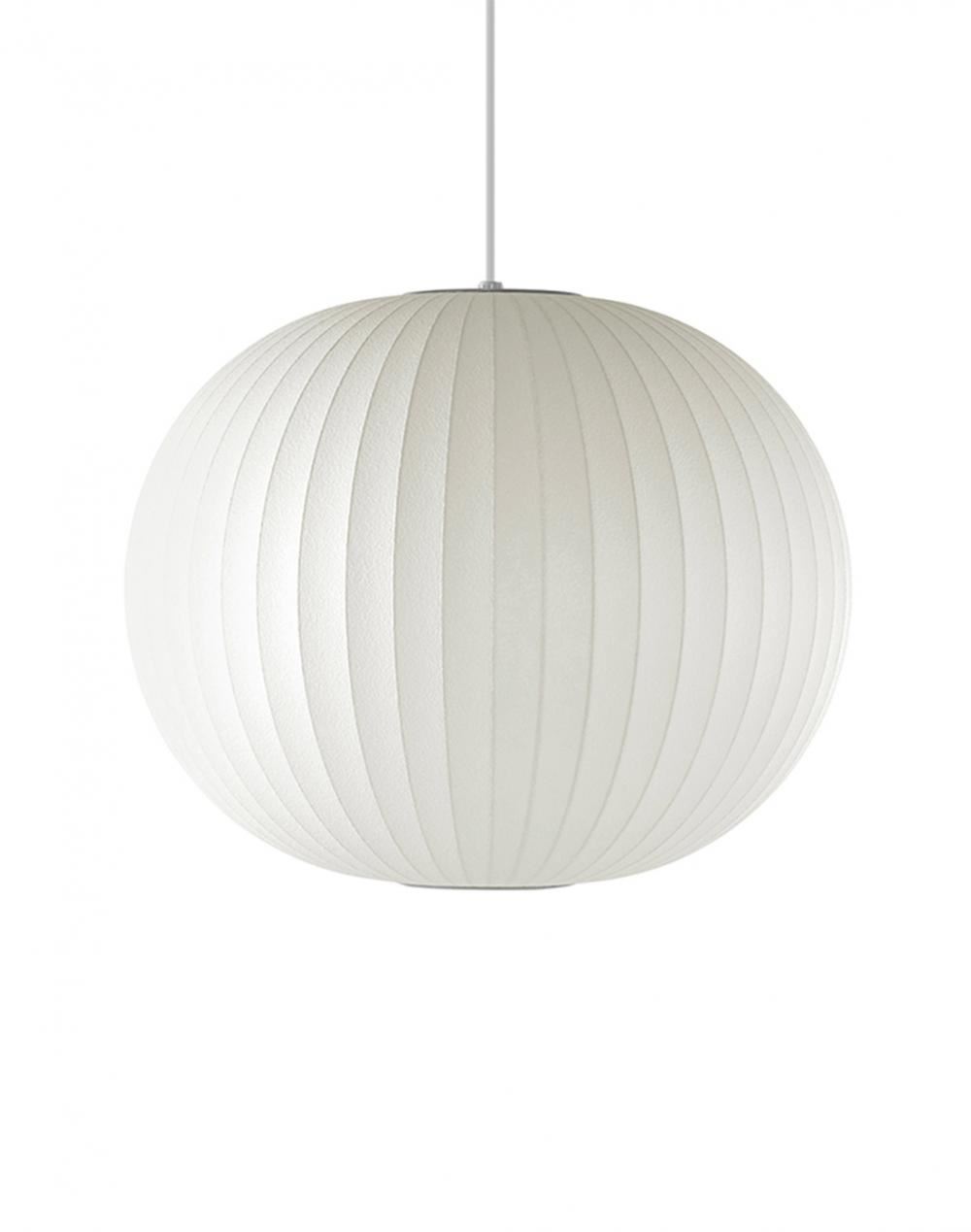 George Nelson Ball Bubble Pendant Small White Designer Pendant Lighting