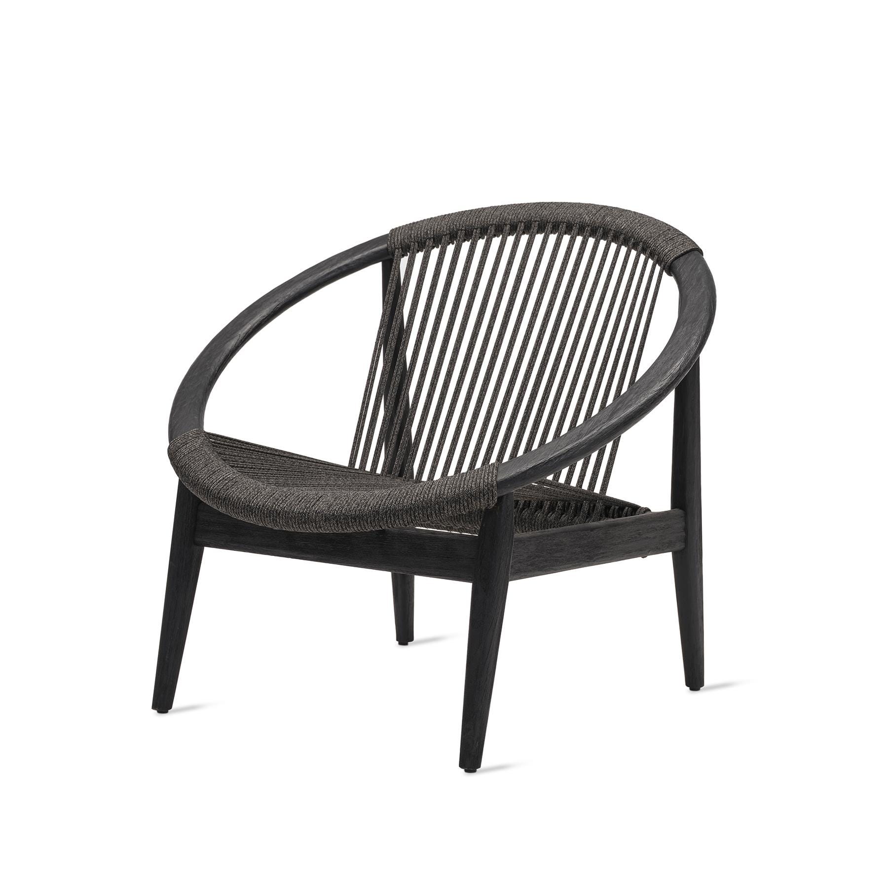 Vincent Sheppard Frida Garden Lounge Chair Black Stained Teak Designer Furniture From Holloways Of Ludlow