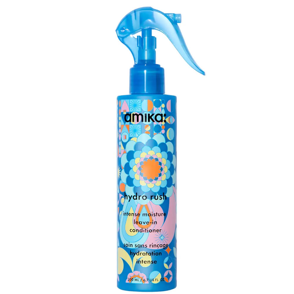 Amika Hydro Rush Intense Moisture Leave-In Conditioner with Hyaluronic Acid 200ml