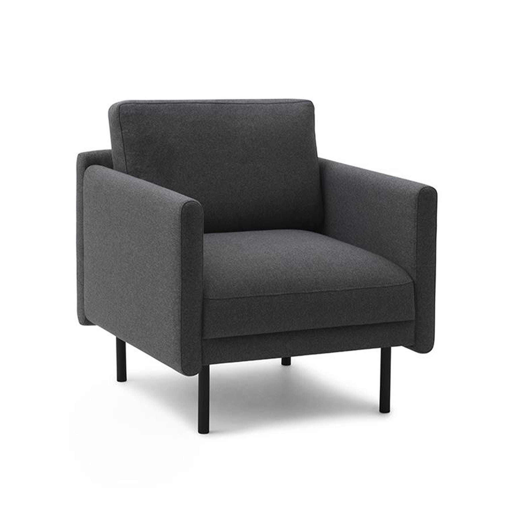 Normann Copenhagen Rar Armchair Dark Grey Designer Furniture From Holloways Of Ludlow