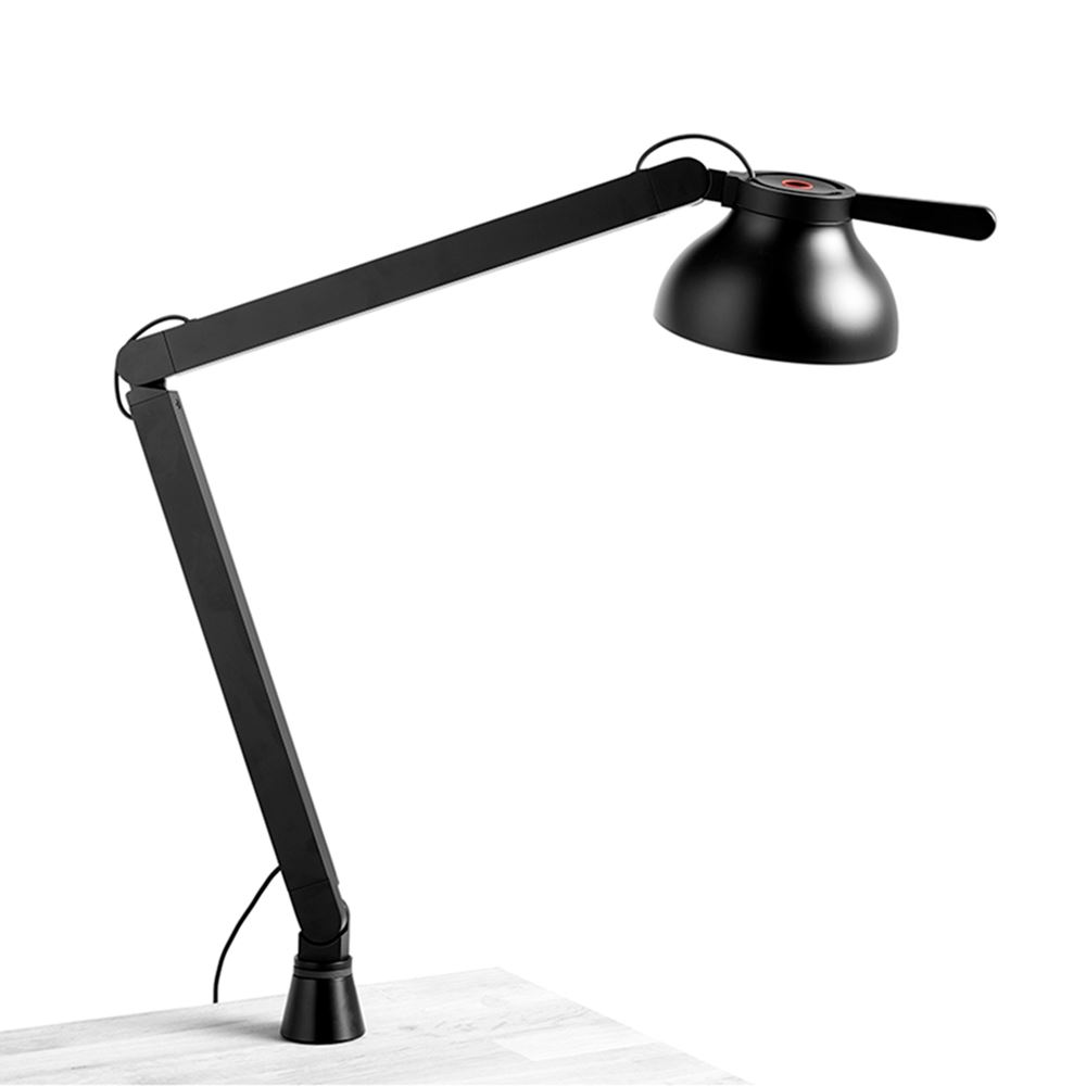 Pc Double Arm Wall Light Table Insert Black Aluminium