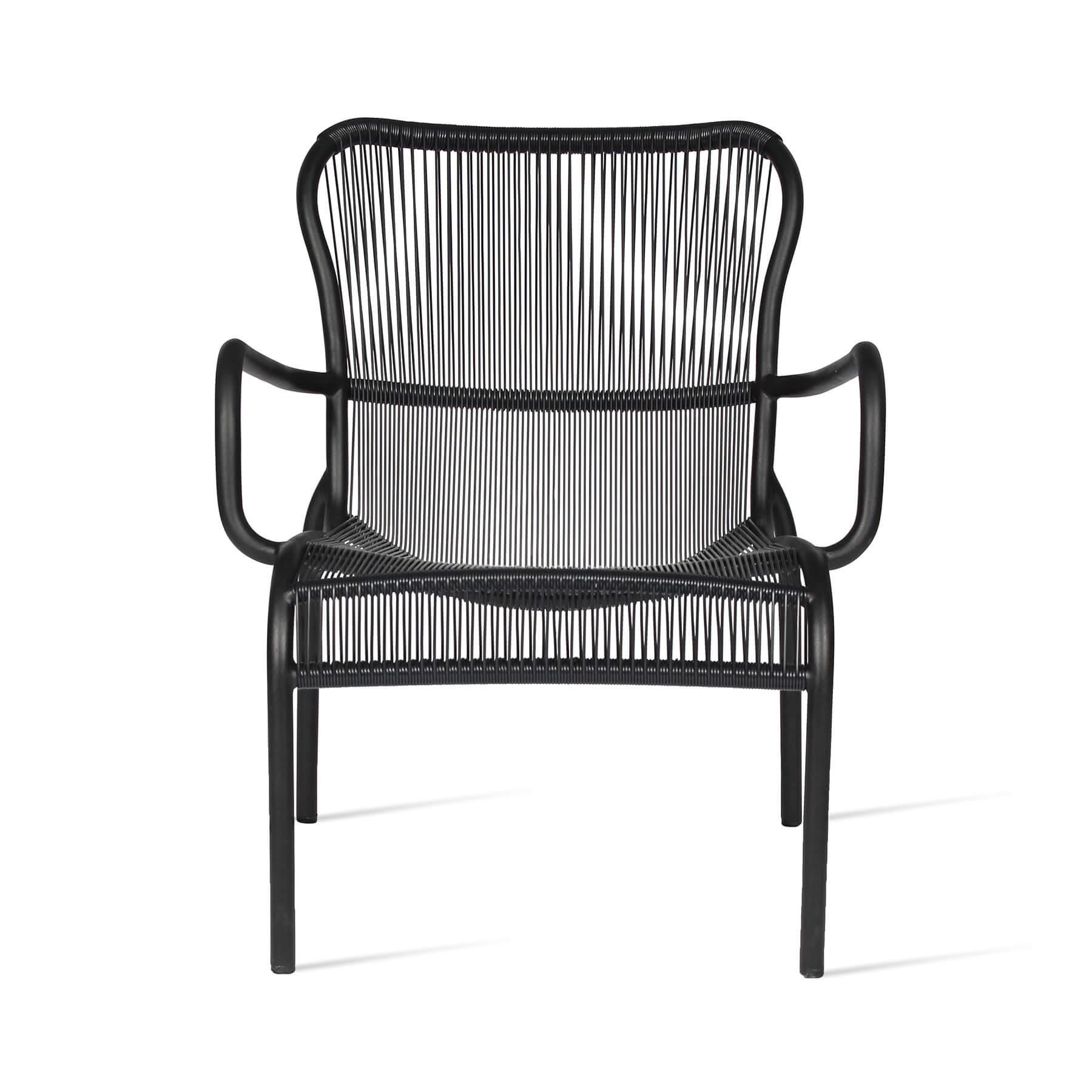 Vincent Sheppard Loop Garden Lounge Chair Black Designer Furniture From Holloways Of Ludlow