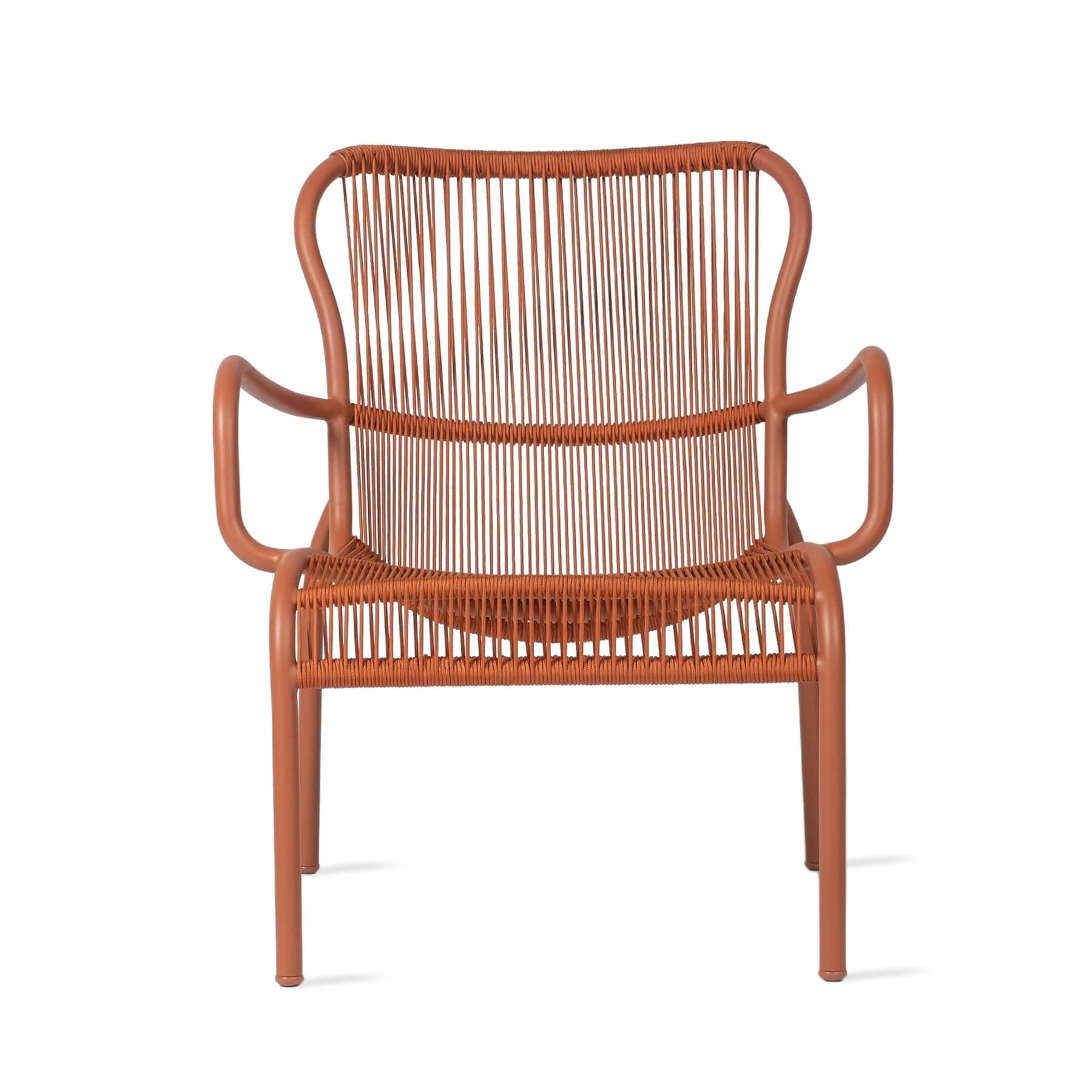 Vincent Sheppard Loop Garden Lounge Chair Terracotta Red Designer Furniture From Holloways Of Ludlow