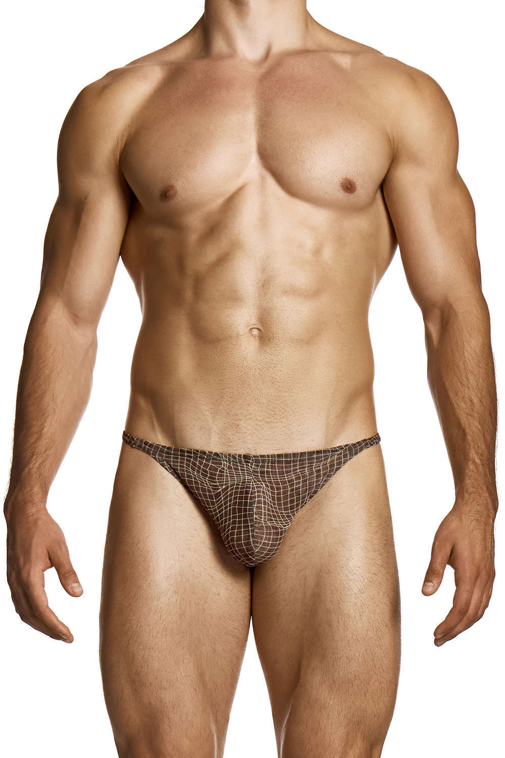 Modus Vivendi Abstract Net Thong - Brown