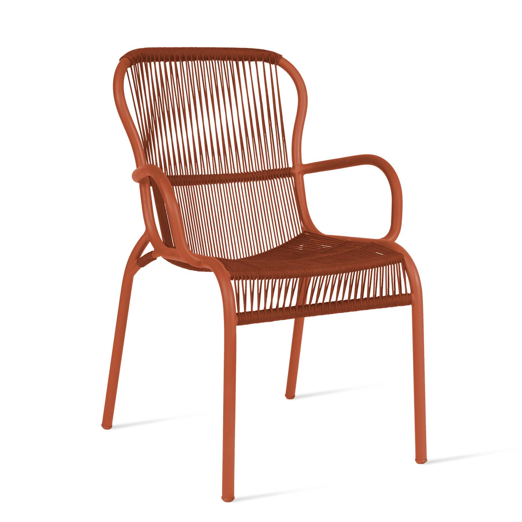 Vincent Sheppard Loop Garden Dining Chair Terracotta Red Designer Furniture From Holloways Of Ludlow