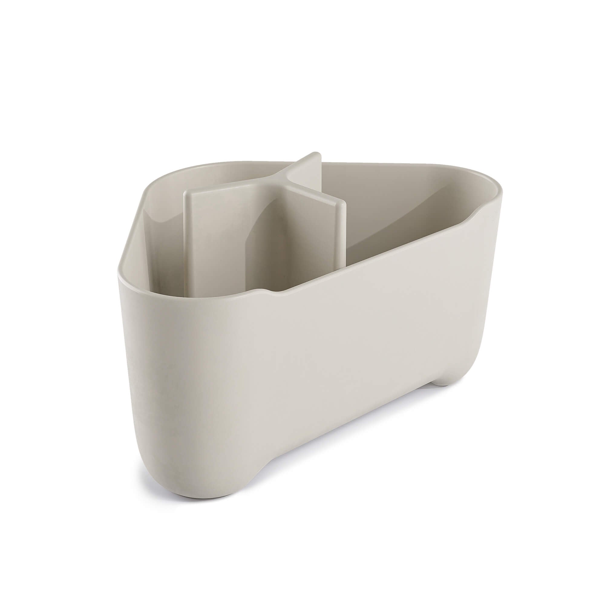 Premium Melamine Tall Corner Drainer, Cream