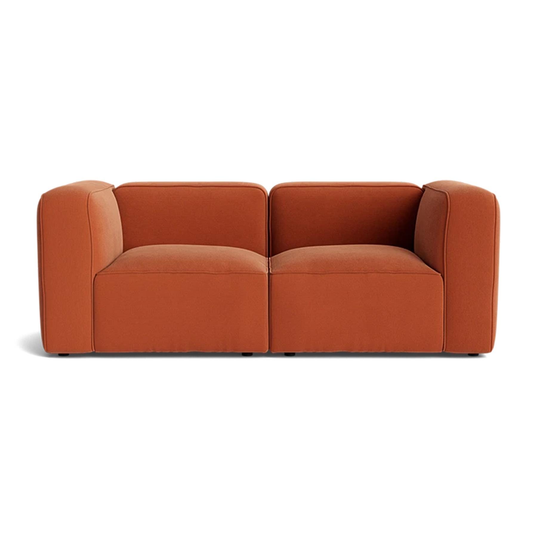 Make Nordic Basecamp 2 Seater Sofa Nordic Velvet 100 Orange Designer Furniture From Holloways Of Ludlow