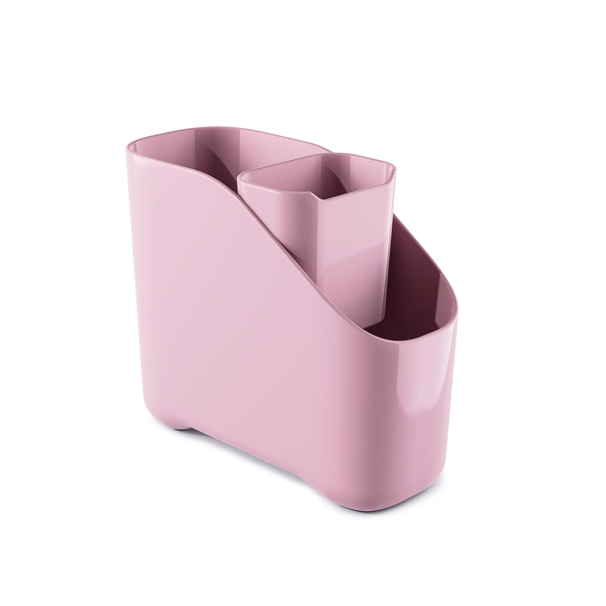Melamine Large Drainer with Inner Bucket Pink Rose Pink