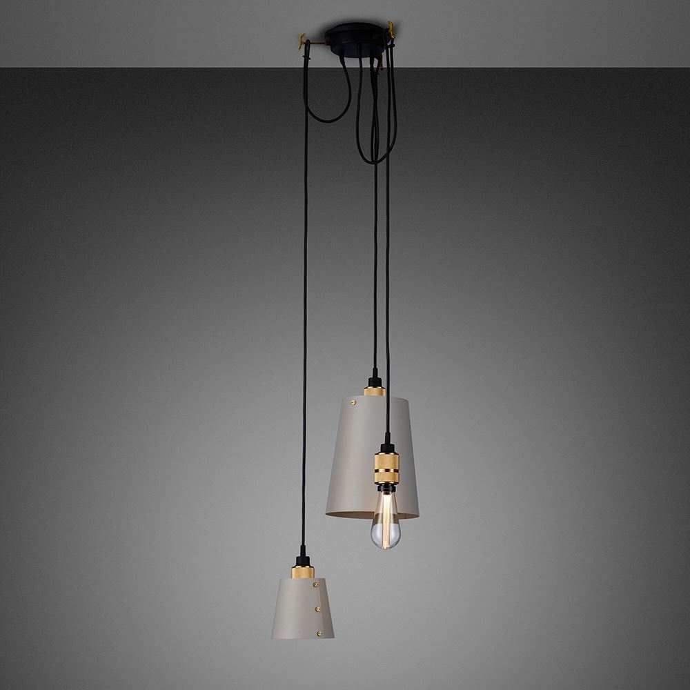 Buster Punch Hooked 30 Pendant Brass Stone Shades 26m Brassgold Designer Pendant Lighting