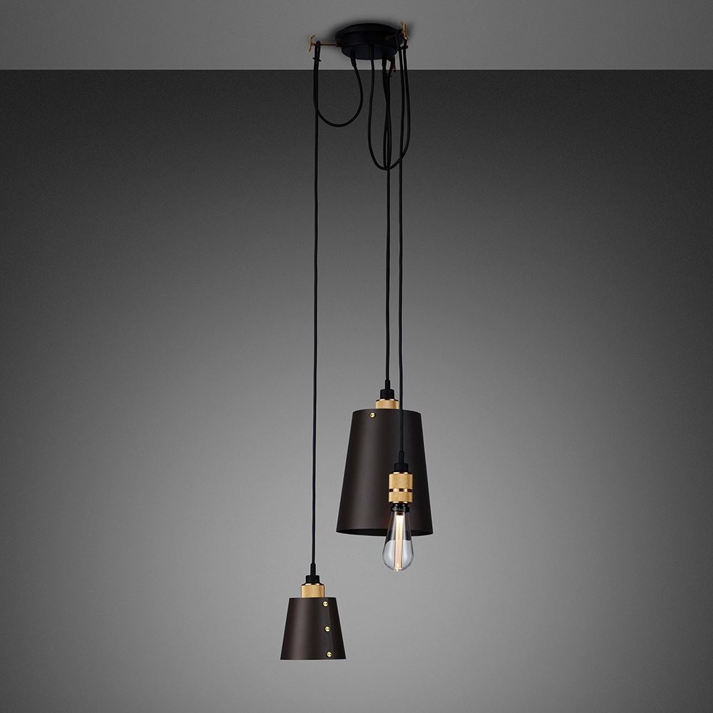 Buster Punch Hooked 30 Pendant Brass Graphite Shades 26m Brassgold Designer Pendant Lighting