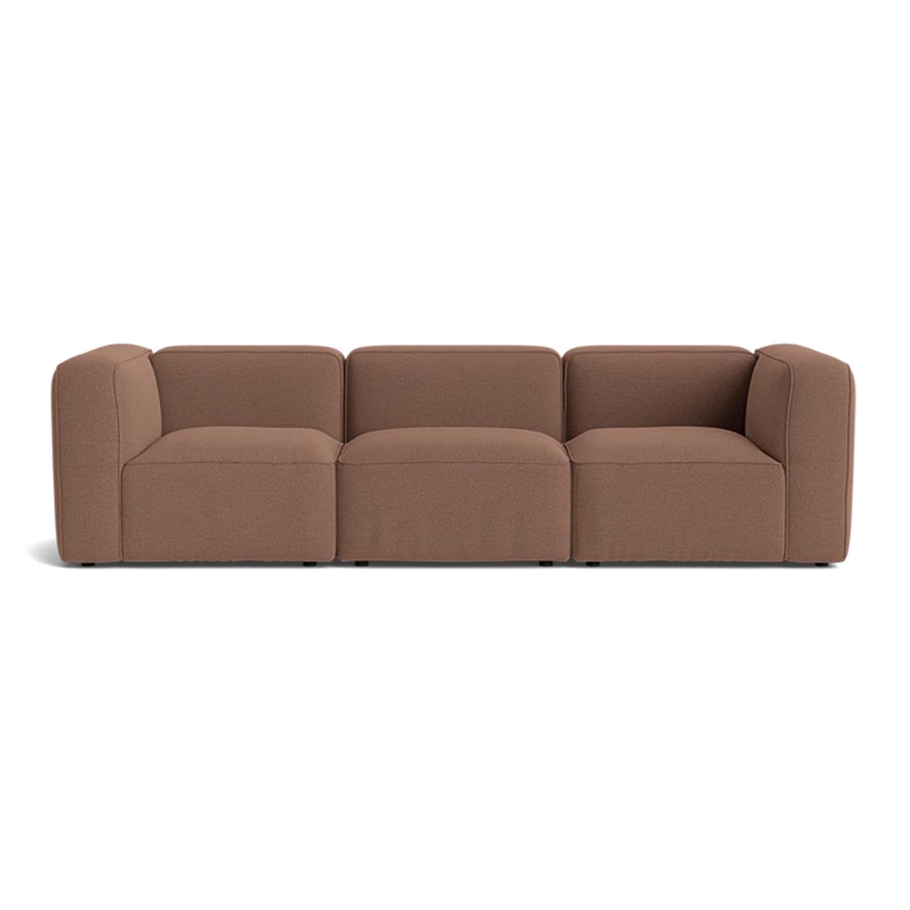 Make Nordic Basecamp 3 Seater Sofa Rewool 568 Red Designer Furniture From Holloways Of Ludlow