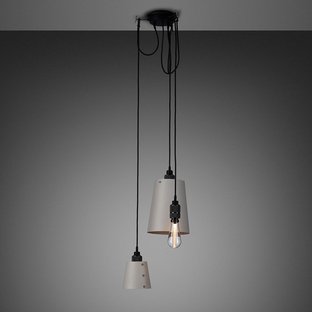 Buster Punch Hooked 30 Pendant Smoked Bronze Stone Shades 20m Black Designer Pendant Lighting