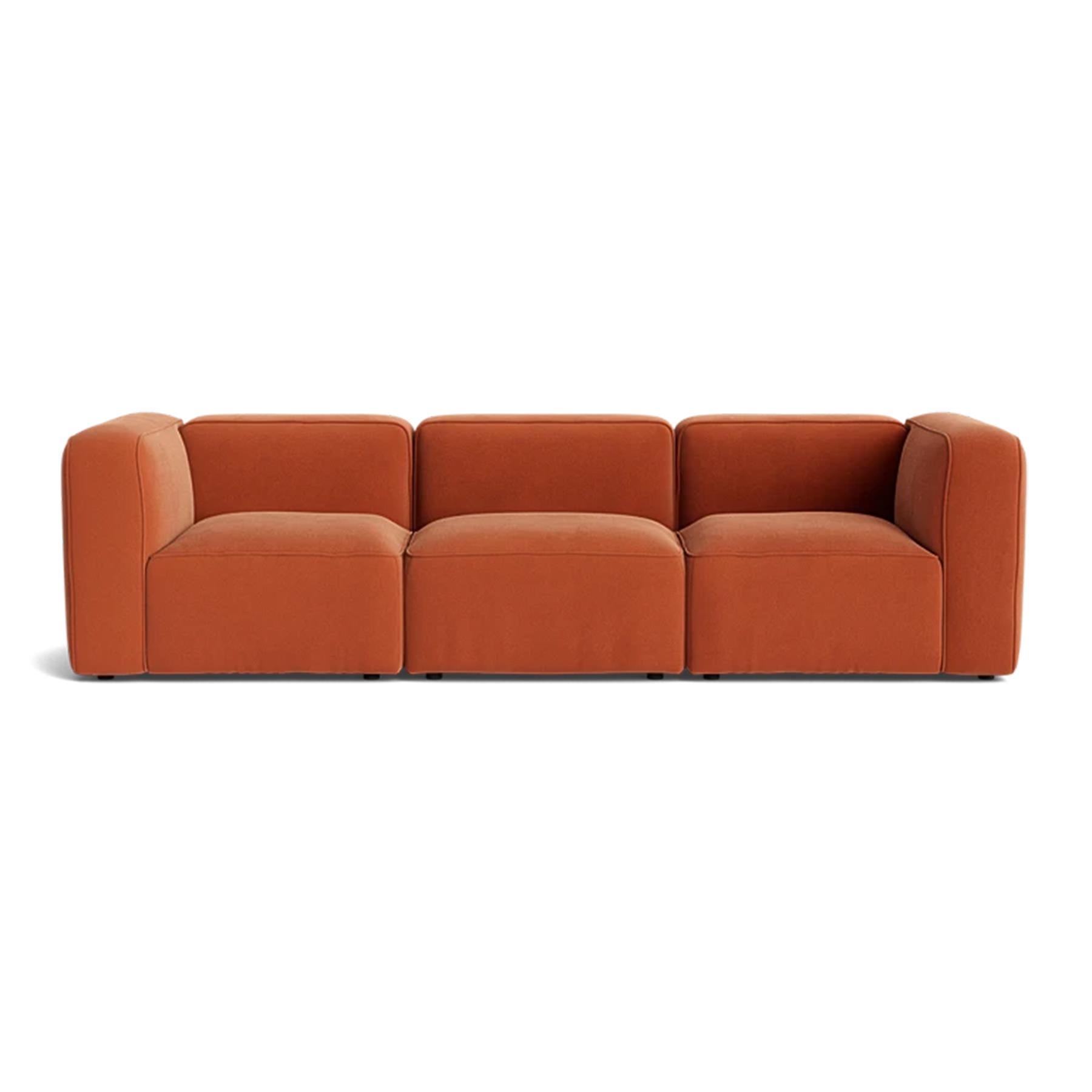Make Nordic Basecamp 3 Seater Sofa Nordic Velvet 100 Orange Designer Furniture From Holloways Of Ludlow