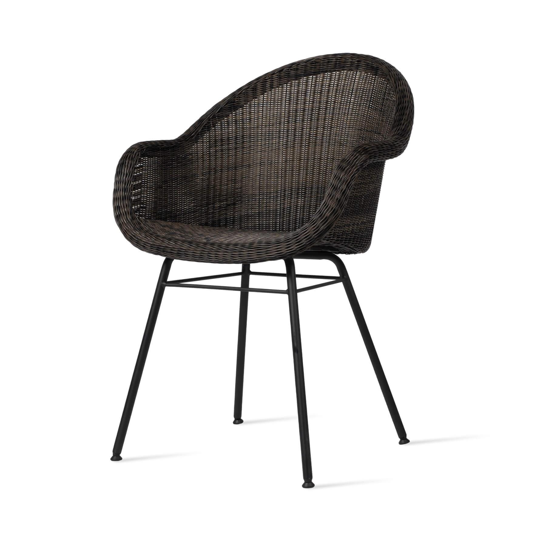 Vincent Sheppard Edgard Dining Chair Steel A Base Black Designer Furniture From Holloways Of Ludlow