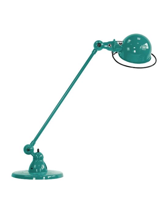 Jielde Loft Single Arm Desk Light Water Blue Gloss