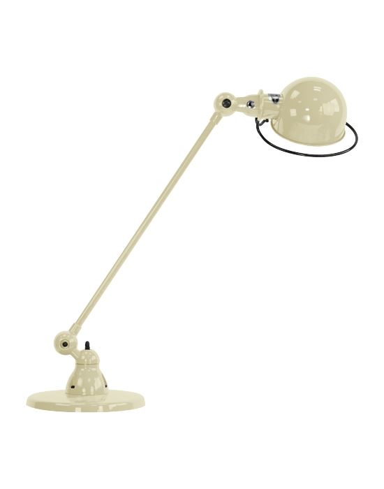 Jielde Loft Single Arm Desk Light Ivory Gloss