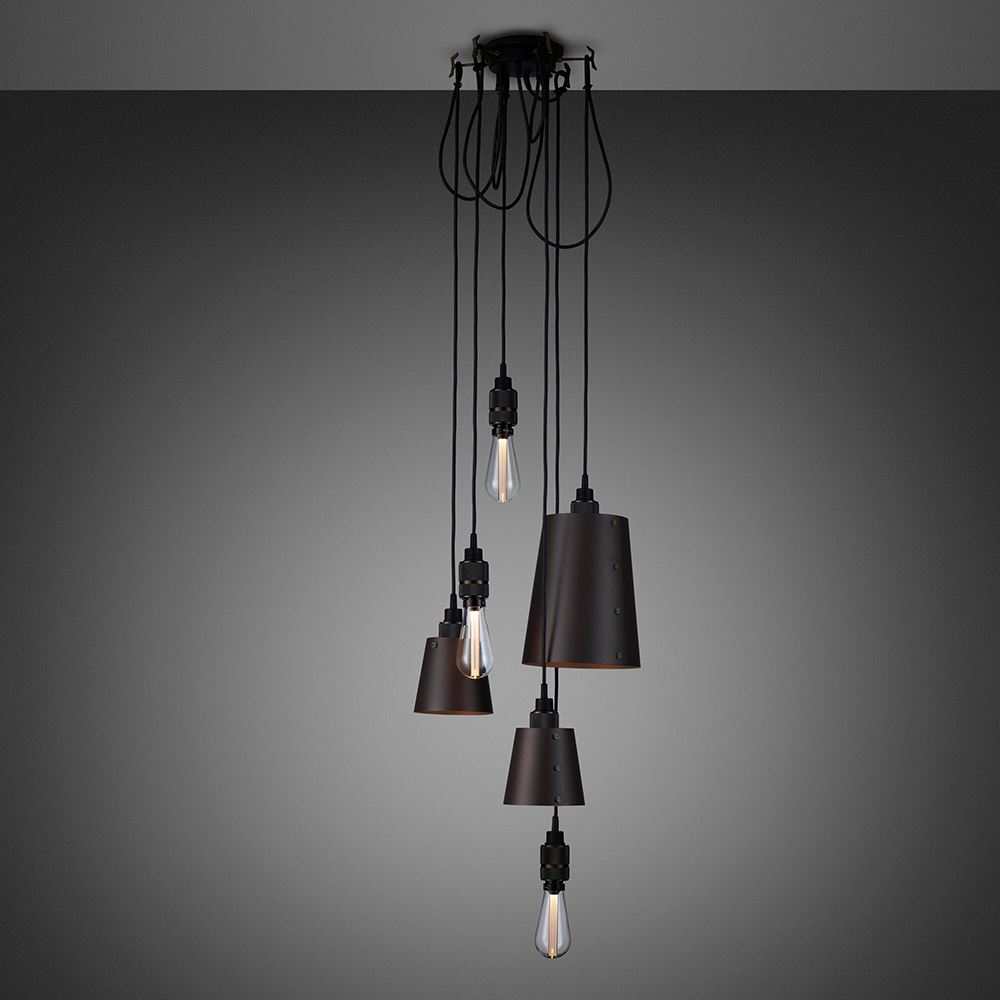 Buster Punch Hooked 60 Pendant Smoked Bronze Graphite Finish Shades 3 26m Black Designer Pendant Lighting