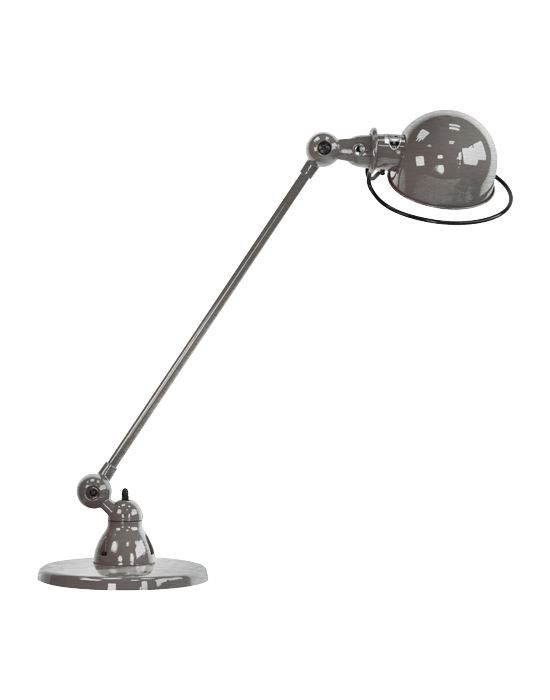 Jielde Loft Single Arm Desk Light Mouse Grey Gloss